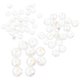 thumbnail image 1 of Glass Beads For Jewelry Making 60Pcs Assorted Color Flat Shape For DIY Necklace Bracelet Earring Crafts, 1 of 5