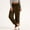 Brown, variant on MOJOGO Lightweight Capris for Women Casual Drawstring Side Slit Pants Comfortable Spring Summer Pants for Everyday Wear Wine XL