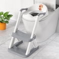 thumbnail image 1 of SKYROKU 8868 - Asiento de inodoro para niños pequeños y niñas, inodoro de entrenamiento 2 en 1, prot, 1 of 9