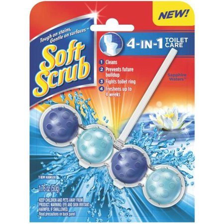 Soft Scrub Soft Scrub 1734778 4-in-1 Toilet Bowl Cleaner  Sapphire Waters