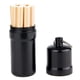 thumbnail image 1 of Caja de cigarrillos impermeable de acero inoxidable para 10 cigarrillos (negro), 1 of 4