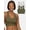 Olive Night / Grey Heather, variant on Women's Seamless Racerback Longline Bra, 2-Pack, Sizes XS-4XL