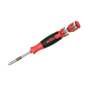 WIHA TOOLS 77790 Multi-Bit Screwdriver, NumBits 12