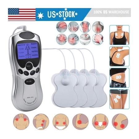 LCD Unit Machine Electric Pulse Massager Muscle Stimulator P - TENS Unit by Disen for Pain Relief