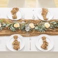 thumbnail image 3 of Camino de mesa, mantel plisado, camino de mesa plegable, decoración para mesa de comedor, materiales ecológicos, 3 of 3