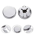 thumbnail image 4 of Cufflinks 1 Pair Men Cufflinks Geometry  Accessory Electroplating Wear-resistant Shirt Cuff Buttons for Daily Wear, 4 of 6