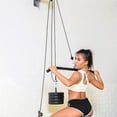 thumbnail image 2 of Langgg Rotating Straight Bar DIY Bicep Pull Up Bar with Hand Grips Rotating Straight Bar for Professional Gyms, 2 of 9