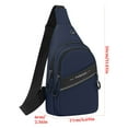 thumbnail image 3 of HomeKingdee Sling Backpacks Chest Shoulder Crossbody Purse Surper Light Handbag for Travel Running Cycling for Men, 3 of 3