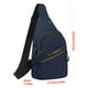 thumbnail image 3 of Bolsa de pecho para hombre para correr y viajar - Bolsa de hombro ligera resistente al agua con múltiples bolsillos para móvil, cartera y esenciales, 3 of 3