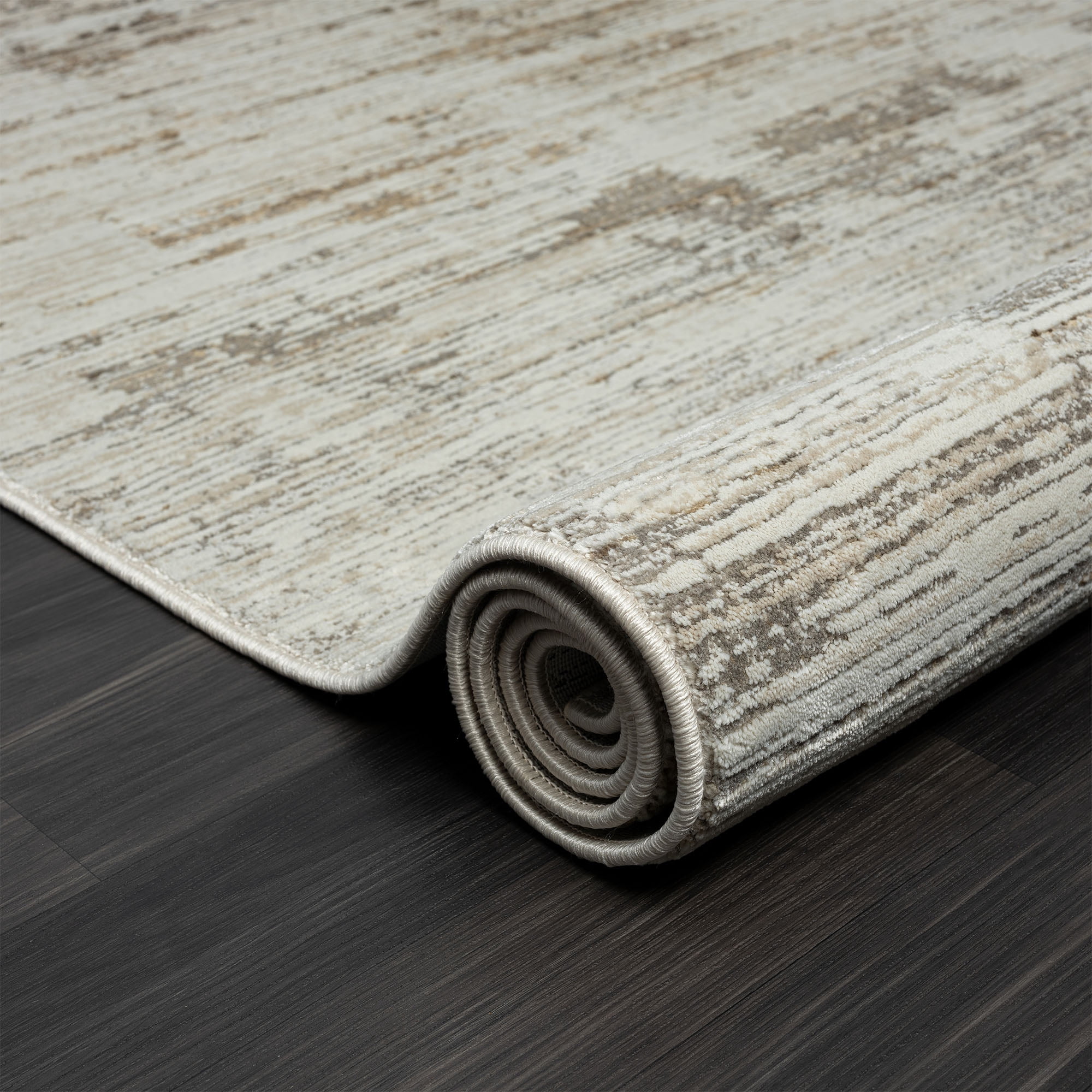LR Home Brielle Iris Abstract Indoor Polyester Blend Area Rug, Gray/Multi, 2' x 3'