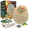 thumbnail image 1 of Archaeological Dinosaur Egg Dino Egg Kit With 14 Dinosaur Toys And Learning Card,digging Tools For Kids Archaeology Paleontology Science Gifts, 1 of 5