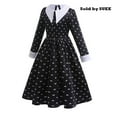 thumbnail image 3 of Girls Kids Wednesdays Cosplay Costume Halloween Cosplay Dress Up, 3 of 6