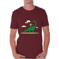 thumbnail image 1 of Awkward Styles Leprechaun and Dinosaur Tshirt St. Patrick's Day Shirt for Men Irish Gifts for Him Saint Patrick T Shirt St. Patrick Shirt Irish Men's T Shirt Dinosaur Shirt Lucky Irish Shirt for Men, 1 of 4