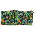 thumbnail image 4 of Blazing Needles 18-inch by 38-inch Spun Polyester Patterned Outdoor Tufted Chair Cushion, 4 of 5