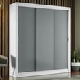 thumbnail image 2 of Ropero Closet Madesa Mônaco 3 Puertas Blanco/Gris, 2 of 5