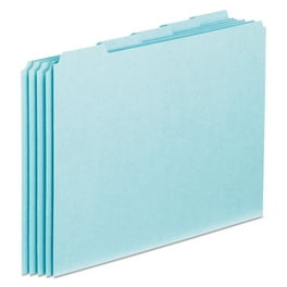 Blank Top Tab File Guides, 1/5-Cut Top Tab, Blank, 8.5 x 11, Blue, 100/Box Blank Top Tab File Guides, 1/5-Cut Top Tab, Blank, 8.5 x 11, Blue, 100/Box