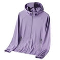 thumbnail image 5 of Women's Hoodie Full Zip Up 2026 Lightweight Breathable Open Front Jacket Cover Up for Summer Beach Outfits Drop Shoulder Outerwear Tops, 5 of 9