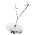 thumbnail image 3 of Crystal Sphere Holder Stands Metal Gazing Globe Holder Display Stand Display Easel For Air Plant Glass Natural Rack Diamonds Seashell Rock, 3 of 9