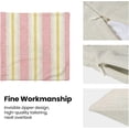 thumbnail image 5 of Hot Pink Yellow Summer Outdoor Pillow Covers 18 x 18 Inch,Boho Polka Dots Striped Decor Throw Pillows for Couch Bed,Geometric Modern Farmhouse Decorative Pillowcase Linen Cushion Cover Set of 2, 5 of 5