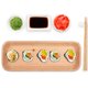 thumbnail image 1 of Bandeja para servir té,Bandeja para servir de madera Bandeja para servir comida de madera Bandeja para servir de madera diseñada con precisión, 1 of 8