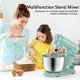 thumbnail image 3 of Trimeko New 3-In-1 5.5Qt Stand Mixer with Whisk, Dough Hook, Mixing Beater, Mint Green, 3 of 7