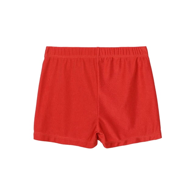 CHICTRY Shorts de Sport Extensibles pour Garçons, Couche de Base pour Course, Gym, Natation, Rouge 16