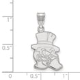 thumbnail image 2 of Solid 10k White Gold Official Wake Forest University Large Pendant Charm - 25mm x 13mm, 2 of 3