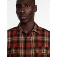 thumbnail image 4 of George Men's and Big Men's Double Pocket Flannel Shirt, Sizes XS-3XLT, 4 of 5