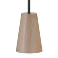 thumbnail image 2 of Evelyn&Zoe Killian 25.5" Modern Metal and Wood Table Lamp with White Drum Fabric Shade, 2 of 7