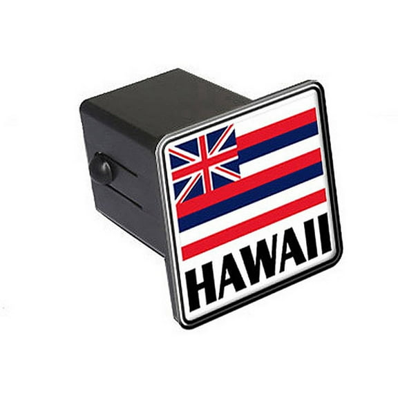 Hawaii Flag 2" Tow Trailer Hitch Cover Plug Insert