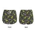 thumbnail image 6 of Goofa Dinosaur Skeleton Printed Women 2 in 1 Running Shorts,Quick Dry Athletic Workout Shorts,High Waisted Athletic Shorts with Liner Pockets-Small, 6 of 9