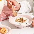 thumbnail image 4 of Pekkaxy Mushroom Dinnerware Set, 4-Piece Ceramic Bowl Plate Cup Saucer, Whimsical Table Setting for Breakfast and Desserts, 4 of 8