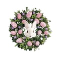 thumbnail image 3 of Lunxisen 2 Pcs Easter Wreath Decoration Spring Door Hanging Holiday Home Decor Festive Gift, 3 of 8