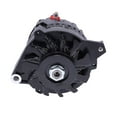thumbnail image 2 of CS-130 Style 220 Amp Alternator with V-Belt Pulley for GM Chevy - Black, 2 of 3