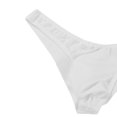 thumbnail image 4 of Aislor Men's See Through Mesh Jockstrap Low Rise Stretchy G-String Thong Underwear White M, 4 of 7