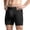 Black, variant on Mens Ice Silk Sports Boxer Briefs Quick Dry Anti Chafe Extended Length Underpants Plus Size Cycling Summer Breathable Underwear