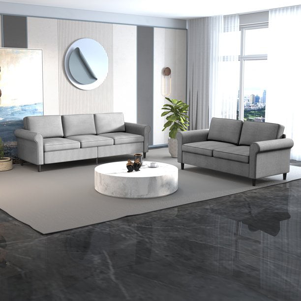 Neeva™ 4-Piece Modular Foam Furniture Playset in Gray at Menards®