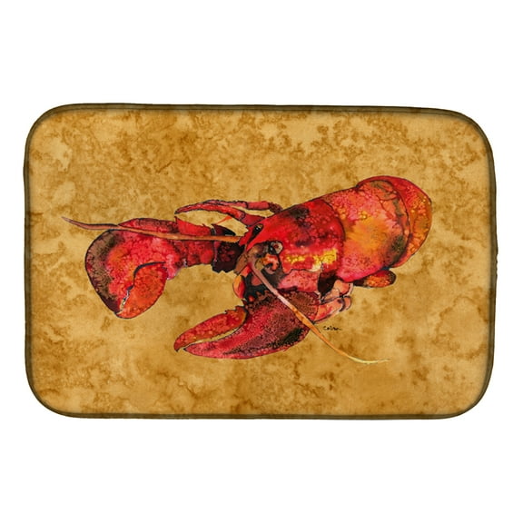 Caroline's Treasures Lobster Dish Drying Mat