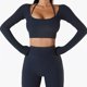 thumbnail image 1 of Top de ropa deportiva de Fitness para mujer, Top de Yoga para mujer, Fitness, manga larga, Yoga, deporte, entrenamiento, ropa deportiva, funcionalidad inteligente, 1 of 6