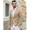 thumbnail image 2 of COOFANDY Casual Sport Blazers for Men Slim Fit One Button Dress Jacket Lightweight Stretch Travel Blazer, 2 of 6
