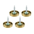 thumbnail image 3 of Uxcell Mirror Screws, Decorative Cap Fasteners Cover Nails, Electroplated, Bright Golden 4 Pcs 1", 3 of 7