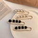 thumbnail image 1 of 4 Uds broche de perlas artificiales cincha Pin para cinturón para pretina Clips para chal Pin Set fijar ropa Collar cintura Clips perla Artificial, 1 of 6