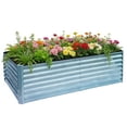 thumbnail image 1 of Jardinière surélevée Noble House, support galvanisé pour jardinière d'extérieur, herbes, 1 of 5