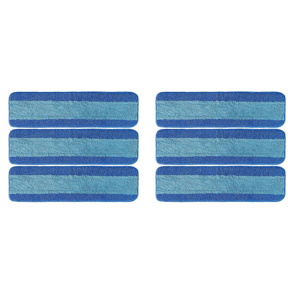 6 Pack Microfiber Mop Pads for Cleaning Pad Compatible with Hardwood Floor Cleaner