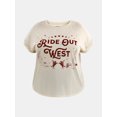 thumbnail image 5 of Terra & Sky Women's Plus Ride Out West Graphic Tee, Sizes 0X-5X, 5 of 5