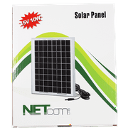 NETCOMLAB - COV-35105 - Solar Panel 10W 15V - PERFECT FOR RECHARGEABLE NETCOM FANS