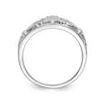 thumbnail image 5 of Ladies Claddagh Ring in Polished 14K White Gold, 5 of 5