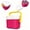 Rose Pink, variant on Retro Mini Cooler for 4 Cans | 3D-Printed Limited Edition, Vintage Style Beverage Carrier, Insulated Drink Carrier Bag with Handle for Beach Boat Tailgate BBQ Pool Party