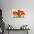 thumbnail image 2 of Great Big Canvas "Vibrant Poppies"  by Carol Rowan Peach White classic  Wrapped Canvas Print Wall Artwork, 2 of 7