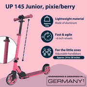 Hudora Scooter up 145 (57) Junior Berry - Lightweight - Age 3+ up to 132lb